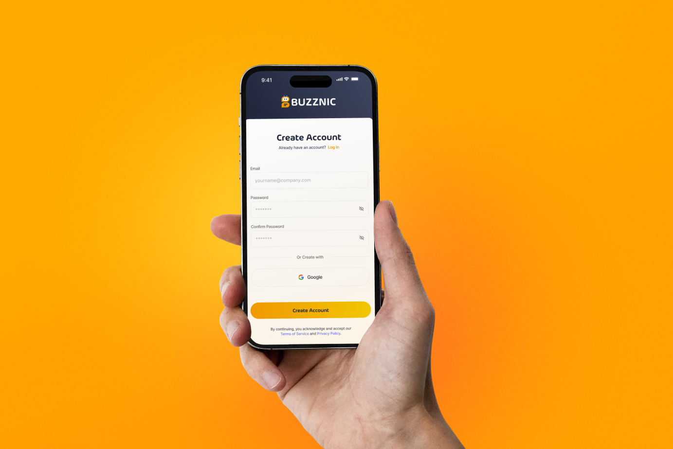 App showing expense tracking